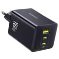 Baseus EnerFill FE11 100W 3-poorts snellader - EU Stekker