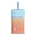 Baseus Popsicle 5200mAh 20W Powerbank met ingebouwde Lightning-kabel - Blauw / Oranje