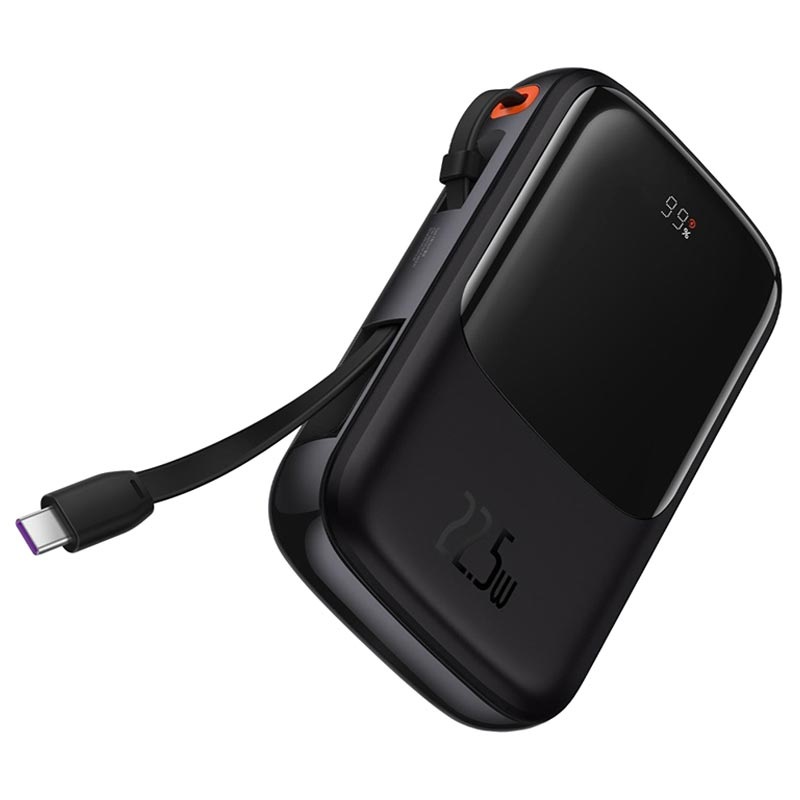 Compatibel met uniek aanvulling Baseus Qpow Pro Powerbank met USB-C Kabel - 10000mAh