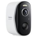 Baseus Security N1 2K draadloze buitencamera met Ai-detectie - Wit