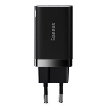 Baseus Super Si Pro Snelle Oplader 30W - USB-C, USB-A - Zwart