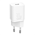 Baseus Super Si Quick Oplader 30W - USB-C - Wit