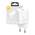 Baseus Super Si Snelle USB-C Lader 25W - Wit