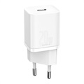 Baseus Super Si Snelle USB-C Oplader CCSUP-C02 - 20W - Wit