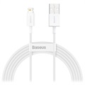 Baseus Superior Series Lightning Kabel - 2m - Wit