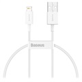 Baseus Superior Series Lightning Kabel - 0.25m - Wit