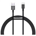 Baseus Superior Series USB-C Data & Oplaadkabel - 66W, 1m (Geopende verpakking - Bevredigend) - Zwart