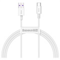 Baseus Superior Series USB-C Data & Oplaadkabel - 66W, 1m - Wit