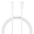 Baseus Superior-serie USB-C / Lightning-kabel - 1m, 20W - Wit