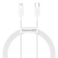 Baseus Superior-serie USB-C / Lightning-kabel - 1m, 20W - Wit