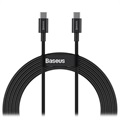 Baseus Superior Series USB-C / USB-C Kabel - 100W, 2m - Zwart