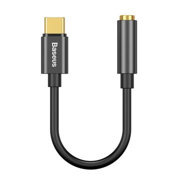 Baseus USB-C / 3.5mm Audio Adapter Kabel CAHUB-EZ0G - Zwart