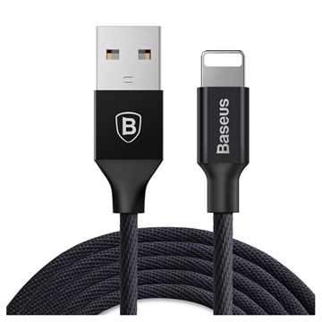 Baseus Yiven USB 2.0 / Lightning Kabel - 1.8m - Zwart