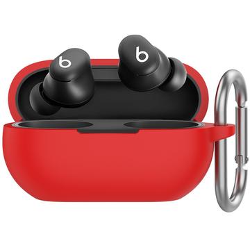 Beats Studio Buds+ AhaStyle WG157 Silicone Hoesje met Karabijnhaak - Rood