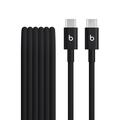 Beats USB-C naar USB-C geweven kabel MDGA4ZM/A - 1.5m, 60W - Zwart