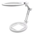 Beileshi 3B-1A Opvouwbaar Desktop Vergrootglas 2.5X / 5X met LED-licht en meetschaal