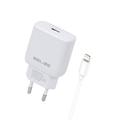 Beline PD 3.0 30W Lightning-oplader - iPhone 14/13/12/X/iPad Pro - Wit