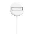Belkin BoostCharge Pro magnetisch draadloos oplaadstation met Qi2 - 15W - wit