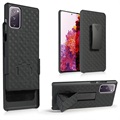 Samsung Galaxy S20 FE Hybrid Case met Riemclip - Zwart