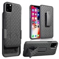 iPhone 11 Hybrid Case met Riemclip - Zwart