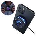Benks W07 iPhone 12 Magnetisch Draadloze Oplader / Cooler - Zwart