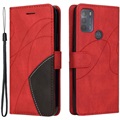 Bi-Color Series Motorola Moto G50 Portemonnee Hoesje
