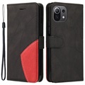 Bi-Color Series Xiaomi Mi 11 Lite 5G Wallet Case