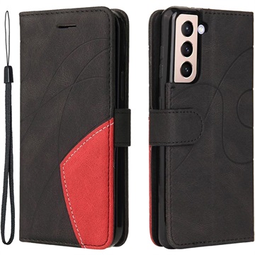 Bi-Color Series Samsung Galaxy S21 5G Wallet Case