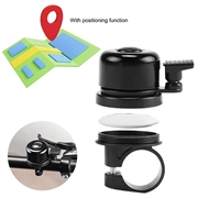 Fietsbel met gps-tracker voor sturen van 21-23mm - Zwart