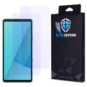 Sony Xperia 10 VII BlueDefend Anti-Blue Light Glazen Screenprotector - 2 stuks.
