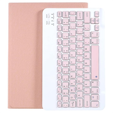 Xiaomi Pad 5/Pad 5 Pro Bluetooth Toetsenbord Hoesje - Roze