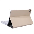 Samsung Galaxy Tab S6 Lite 2020/2022/2024 Bluetooth Toetsenbord Hoesje - Goud