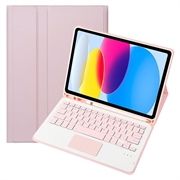 iPad 2022/2025 Bluetooth Toetsenbord Hoesje - Roze