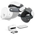 BoboVR M3 Pro+ batterijpakket met hoofdband voor Meta Quest 3/3S - 6500mAh