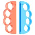 Bokshandschoenen voor 2 Joy-Con-controllers van de Nintendo Switch – 2 stuks – Oranje/blauw