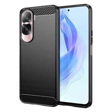 Honor 90 Lite/X50i Geborsteld TPU Hoesje - Koolstofvezel