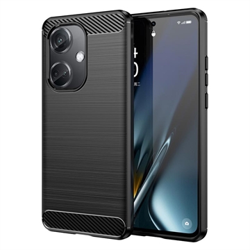 OnePlus Nord CE3 Geborsteld TPU Hoesje - Koolstofvezel