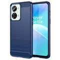 OnePlus Nord 2T Geborsteld TPU Hoesje - Koolstofvezel