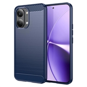 Xiaomi Redmi Turbo 5 Max/Poco X8 Pro Max Geborsteld TPU Hoesje - Koolstofvezel - Blauw