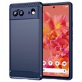 Google Pixel 6 Geborsteld TPU Case - Koolstofvezel