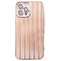 iPhone 12 Pro Geborsteld TPU-hoesje met Cameralensbeschermer