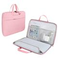 Zakelijke laptoptas met volledig open ontwerp - 15.6" - roze