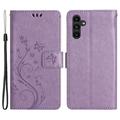 Samsung Galaxy A54 5G Butterfly Series Wallet Hoesje - Lilla