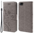 iPhone 7/8/SE (2020)/SE (2022) Butterfly Series Wallet Hoesje - Grijs