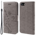 iPhone 7/8/SE (2020)/SE (2022) Butterfly Series Wallet Hoesje - Grijs