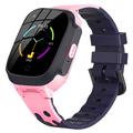 C1 1.3" vierkant scherm 4G slimme horloge voor kinderen Ondersteuning voor videogesprekken Positie Tracker - Roze