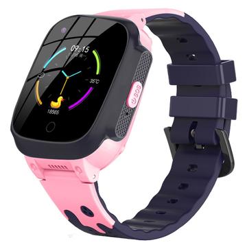 C1 1.3" vierkant scherm 4G slimme horloge voor kinderen Ondersteuning voor videogesprekken Positie Tracker