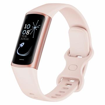C68 1.1" Slimme Armband Fitnesshorloge met Hartslagmonitoring - Goud / Roze