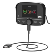C9 DAB+ digitale autoradio - Bluetooth 5.0, touchscreen, USB-C, FM-zender en AUX-uitgang - Zwart