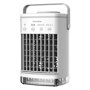 CF-006 Draagbare ventilator - USB, 4 snelheden, timer, watertank van 700ml - Wit